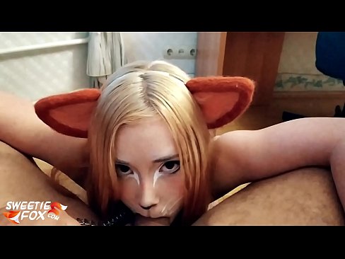 ❤️ Kitsune traga o pau e corre na súa boca ❤️ Follar en nós ❌️